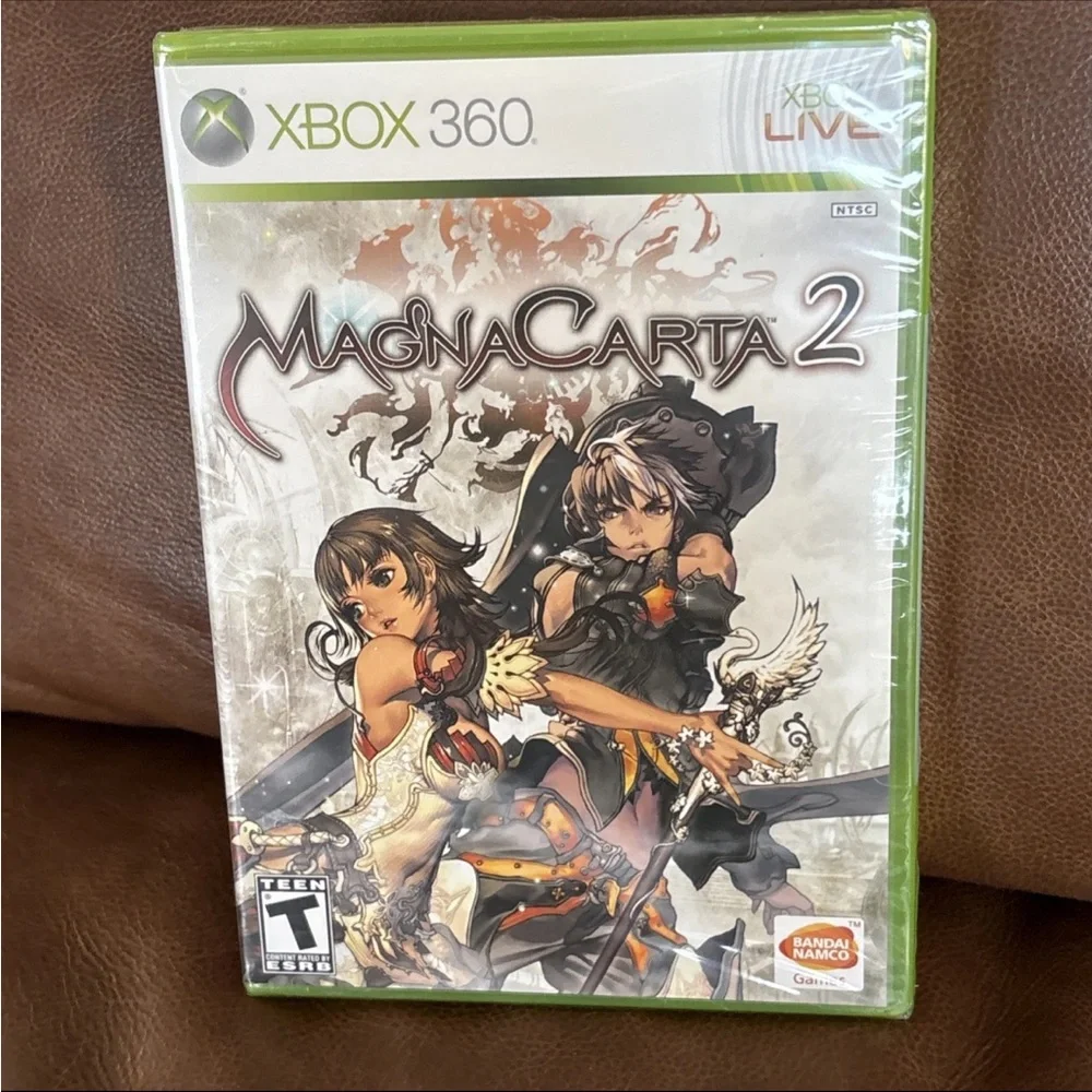 Microsoft Xbox 360 MagnaCarta 2 — White and Green Artwork Case